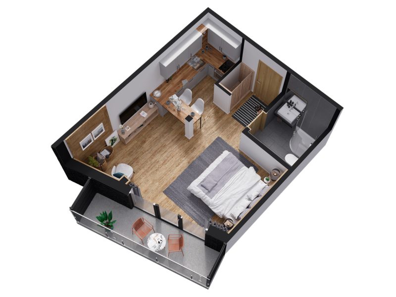 Apartment 3D Image